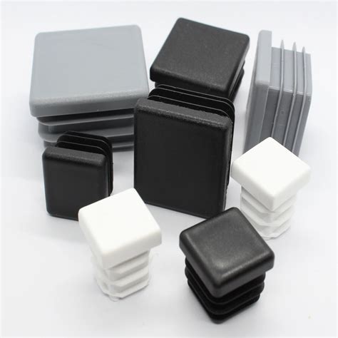 metal box section plastic end caps|25mm box section end caps.